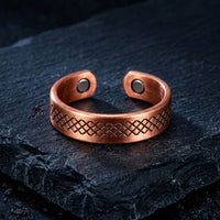 Jiki - Bague Cuivre Magnétique