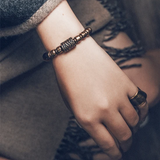 Rishi - Bracelet Cuivre et Obsidienne