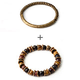 Bagha - Bracelets Cuivre et Œil de Tigre