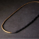 Dore - Bracelet/Collier Cuivre et Pierre de Lave