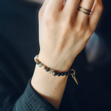 Dax - Bracelet Cuivre, Obsidienne et Pierres Naturelles