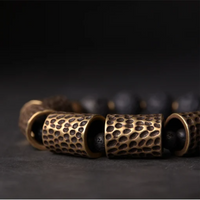 Kenta - Bracelet Cuivre et Pierre de Lave