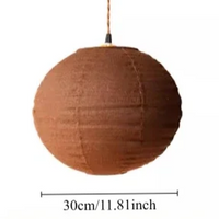 Suspension Boule en Lin