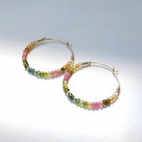 Dosik - Boucles d'Oreilles Or et Tourmaline