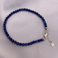 Lamzira - Bracelet Argent et Lapis Lazuli