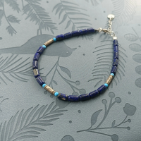 Taiki - Bracelet Argent et Lapis Lazuli