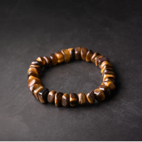 Shan - Bracelet Cuivre et Œil de Tigre