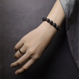 Tenzin - Bracelet Cuivre et Pierre de Lave