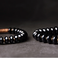 Jimi - Bracelet Cuivre et Onyx