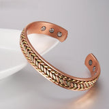 Lhakpa - Bracelet Jonc Cuivre Magnétique