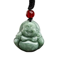 Bouddha Rieur - Pendentif Jade