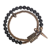 Dae - Bracelet Cuivre et Obsidienne