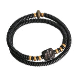 Vira - Bracelet Cuivre et Bois d'Ébène