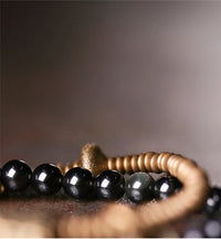 Dae - Bracelet Cuivre et Obsidienne