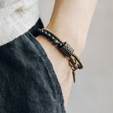 Dae - Bracelet Cuivre et Obsidienne