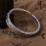 Genki - Bracelet Jonc Homme Argent