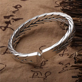 Genki - Bracelet Jonc Homme Argent