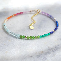 Hinode - Bracelet Multicolore Pierres Fines et Précieuses