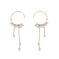 Dang - Boucles d'Oreilles Or et Perles d'Eau Douce