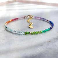 Hinode - Bracelet Multicolore Pierres Fines et Précieuses