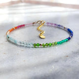 Hinode - Bracelet Multicolore Pierres Fines et Précieuses