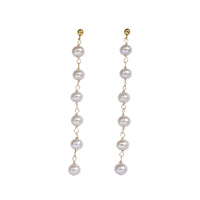 Ivory - Boucles d'Oreilles Or et Perles d'Eau Douce