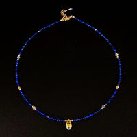 Yozora - Collier Or et Lapis Lazuli