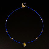Yozora - Collier Or et Lapis Lazuli