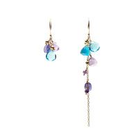 Laguna - Boucles d'Oreilles Or et Pierres Naturelles