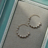 Motee - Boucles d'Oreilles Or et Perles d'Eau Douce