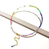 Kao Vong - Bracelet de Cheville Or et Pierres Naturelles