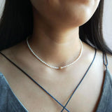 Kiyomi - Collier Or et Perle d'Eau Douce