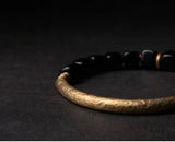 Nozomu - Bracelet Cuivre et Onyx
