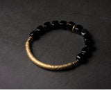 Nozomu - Bracelet Cuivre et Onyx
