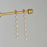 Ivory - Boucles d'Oreilles Or et Perles d'Eau Douce