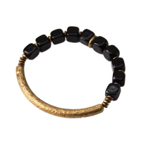 Nozomu - Bracelet Cuivre et Onyx