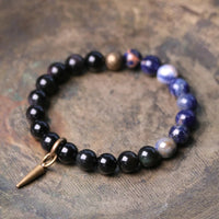 Kyu - Bracelet Obsidienne et Pierres Naturelles
