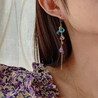 Laguna - Boucles d'Oreilles Or et Pierres Naturelles