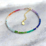 Hinode - Bracelet Multicolore Pierres Fines et Précieuses