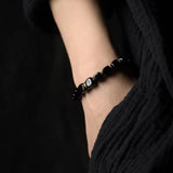 Nozomu - Bracelet Cuivre et Onyx