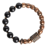 Rishi - Bracelet Cuivre et Obsidienne