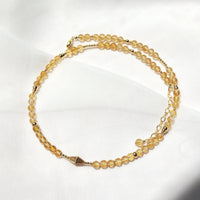 Hidamari - Collier Or, Citrine