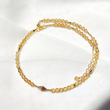 Hidamari - Collier Or, Citrine