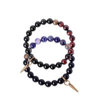Kyu - Bracelet Obsidienne et Pierres Naturelles
