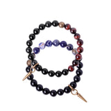 Kyu - Bracelet Obsidienne et Pierres Naturelles