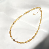 Hidamari - Collier Or, Citrine