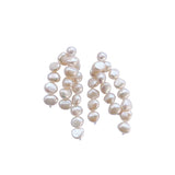 Arkida - Boucles d'Oreilles Or et Perles d'Eau Douce