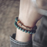 Mu - Bracelet Cuivre et Graine de Bodhi