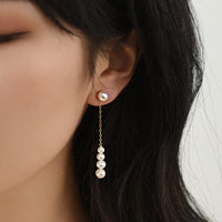 Nova - Boucles d'Oreilles Or et Perles d'Eau Douce