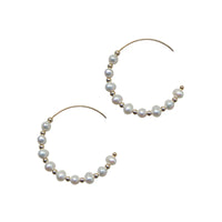 Motee - Boucles d'Oreilles Or et Perles d'Eau Douce
